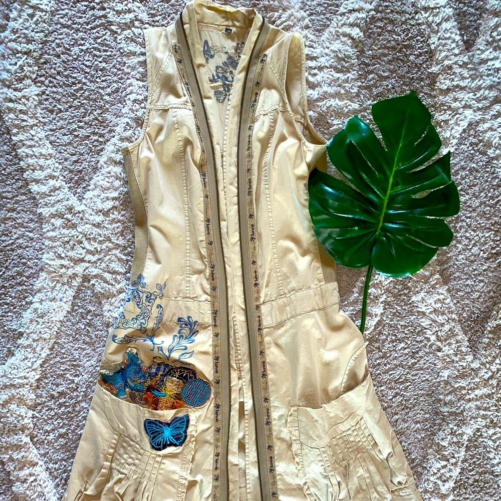 Desigual Zip Up {midi} Dress